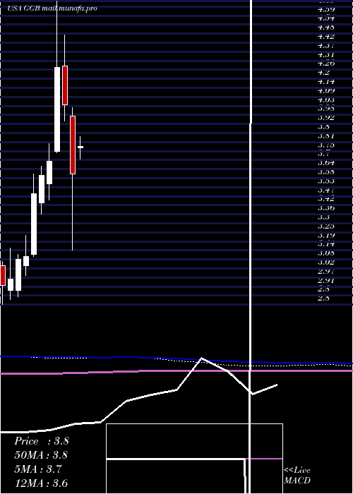  monthly chart GerdauS