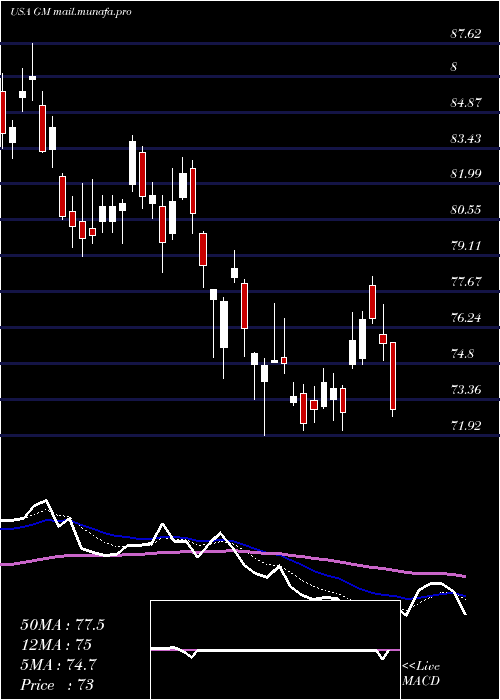  Daily chart GeneralMotors