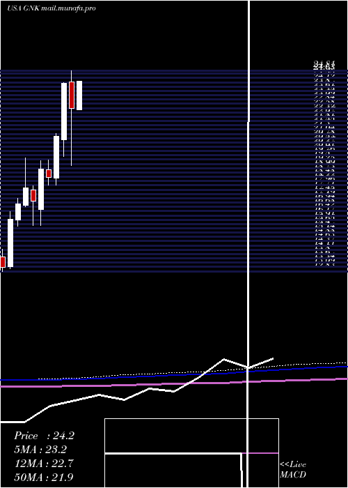 monthly chart GencoShipping