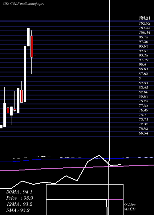  monthly chart AcushnetHoldings