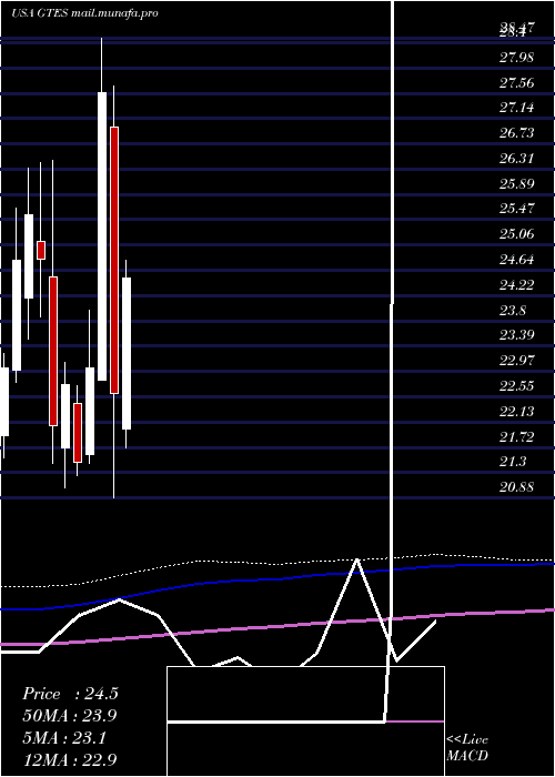  monthly chart GatesIndustrial