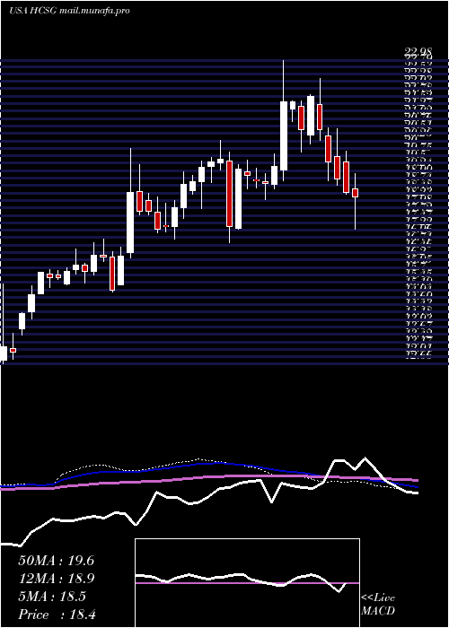  weekly chart HealthcareServices