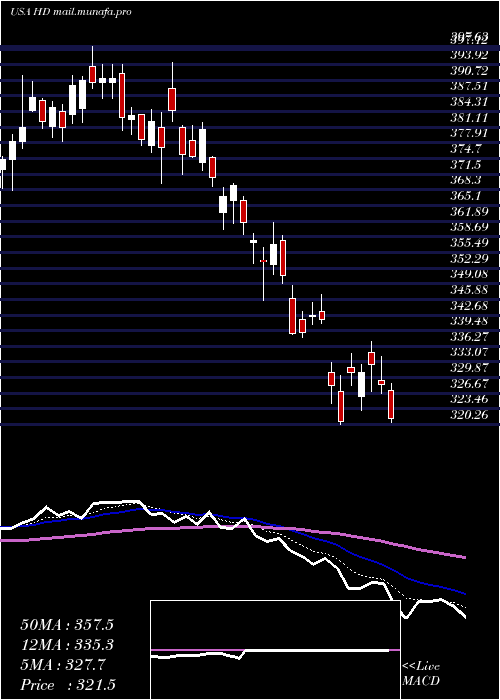  Daily chart HomeDepot