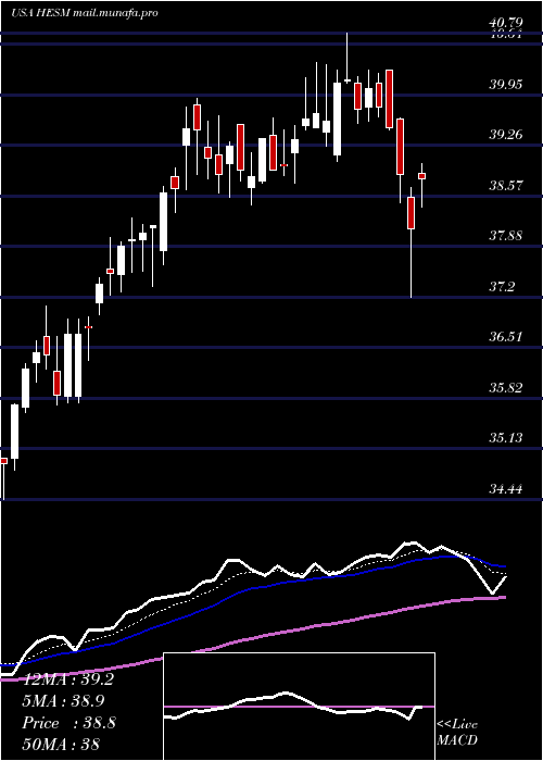  Daily chart HessMidstream