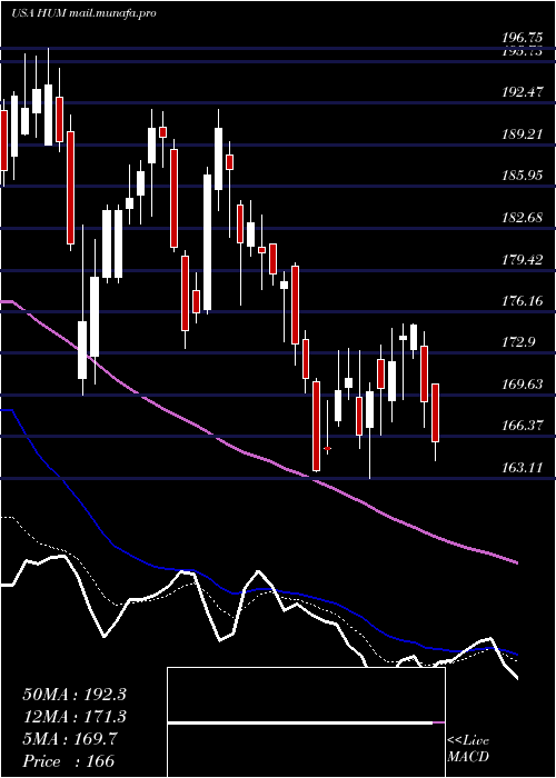  Daily chart HumanaInc