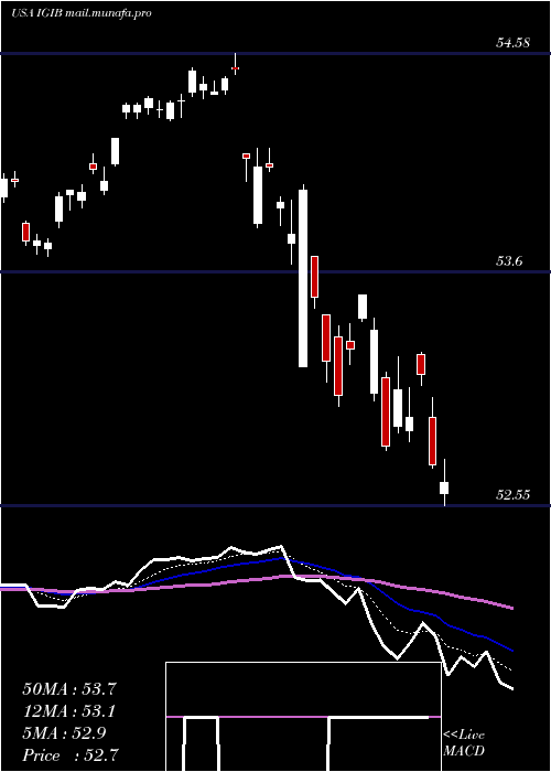  Daily chart IsharesIntermediate