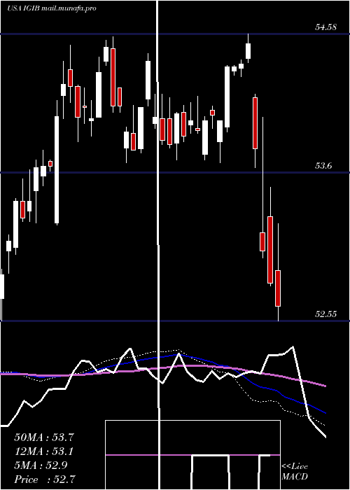  weekly chart IsharesIntermediate