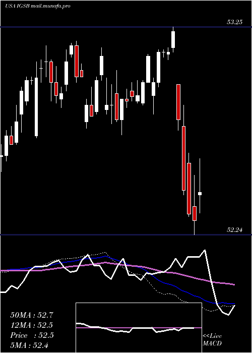  weekly chart IsharesShort