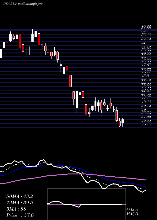  Daily chart SouthwestAirlines