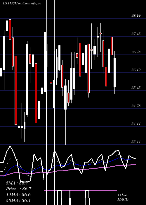  Daily chart MgmResorts