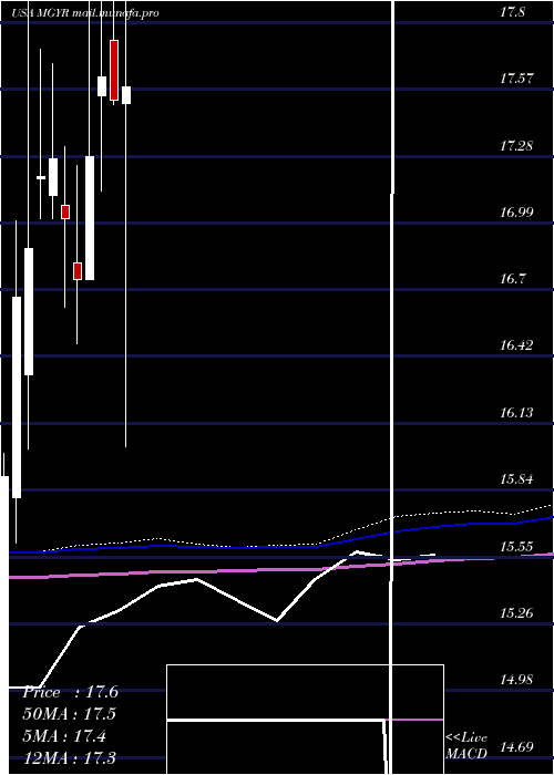  monthly chart MagyarBancorp