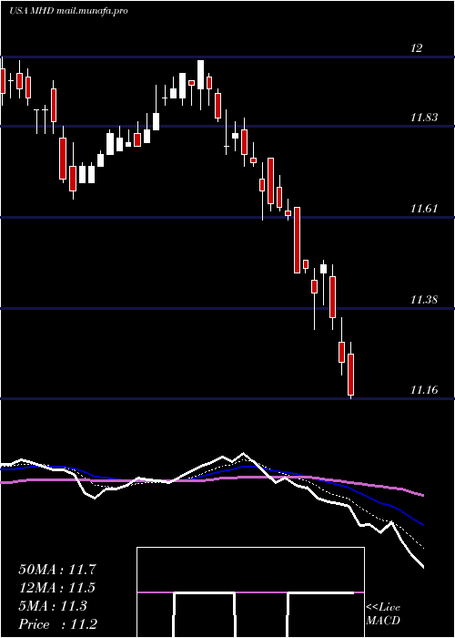  Daily chart BlackrockMuniholdings