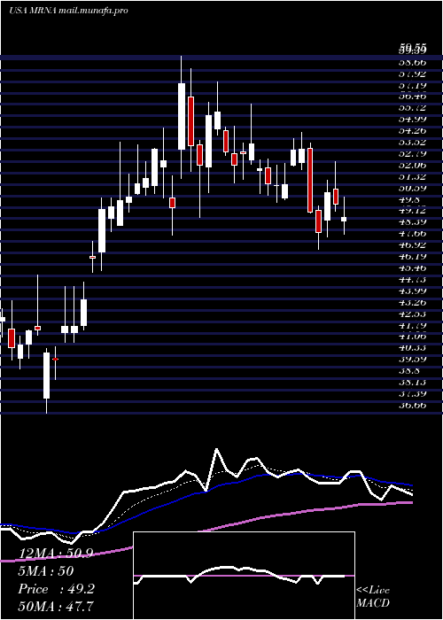  Daily chart ModernaInc
