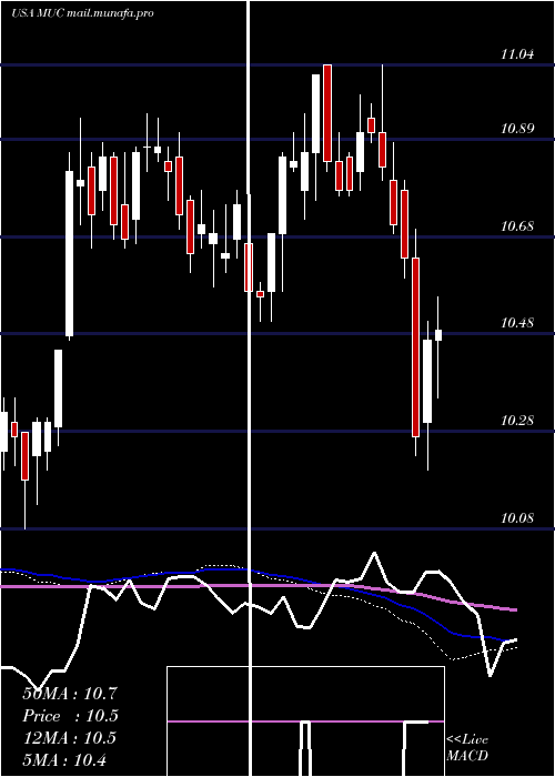  weekly chart BlackrockMuniholdings