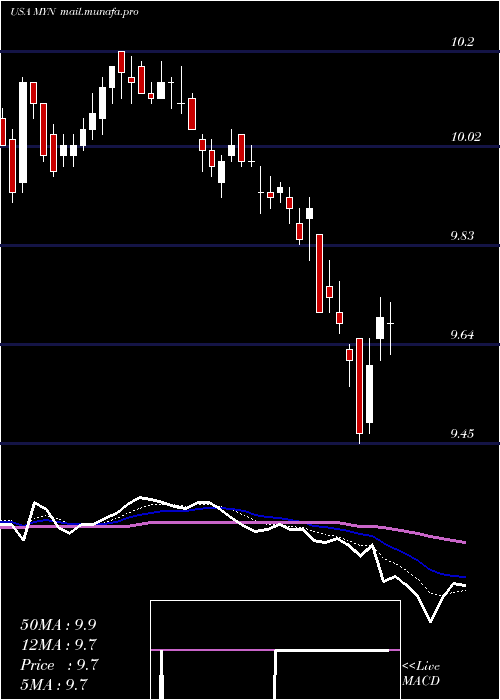  Daily chart BlackrockMuniyield