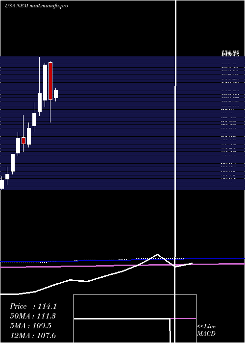  monthly chart NewmontMining
