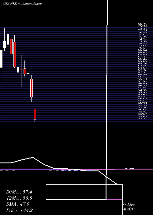  monthly chart NikeInc