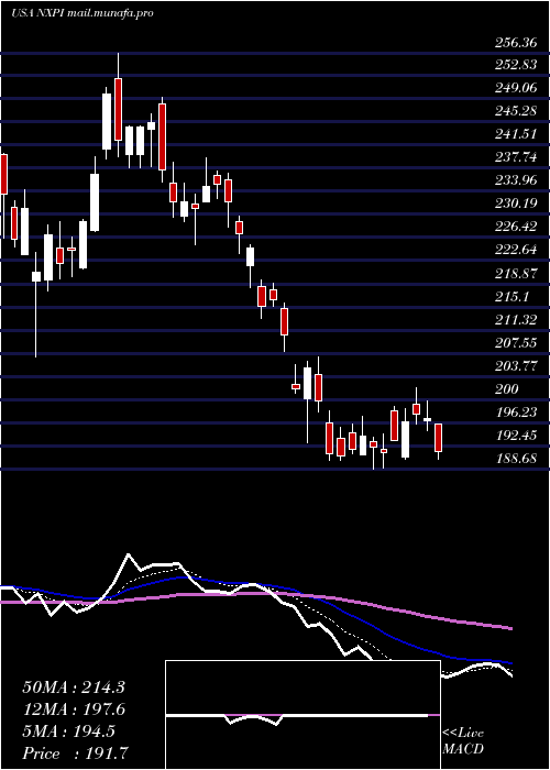  Daily chart NxpSemiconductors