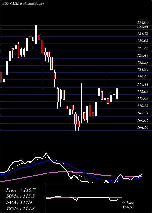  Daily chart GrupoAeroportuario