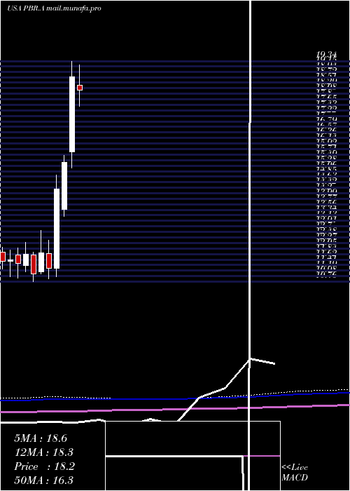  monthly chart PetroleoBrasileiro