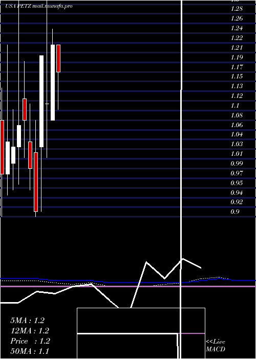  monthly chart TdhHoldings