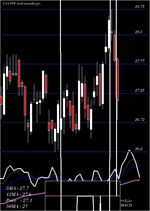  Daily chart PfizerInc