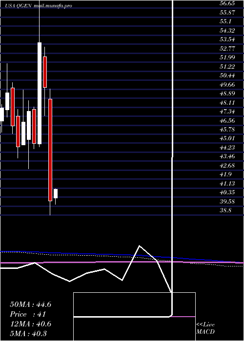  monthly chart QiagenN