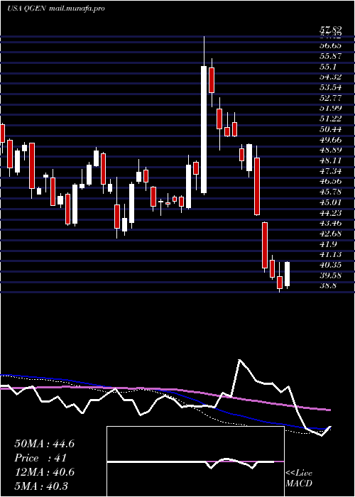  weekly chart QiagenN