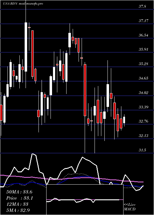  weekly chart RadianGroup