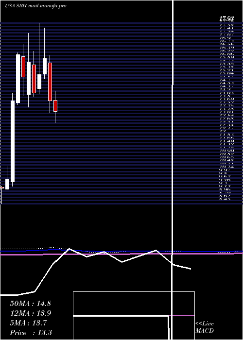  monthly chart SallyBeauty