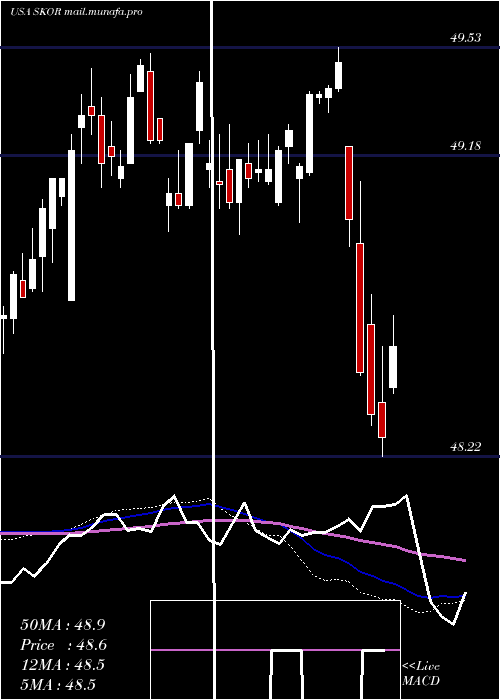  weekly chart FlexsharesCredit