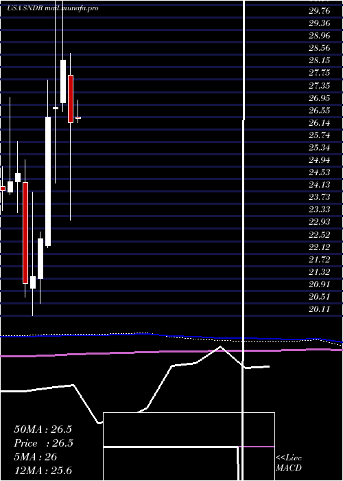  monthly chart SchneiderNational