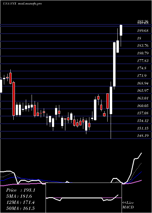 Daily chart SynnexCorporation