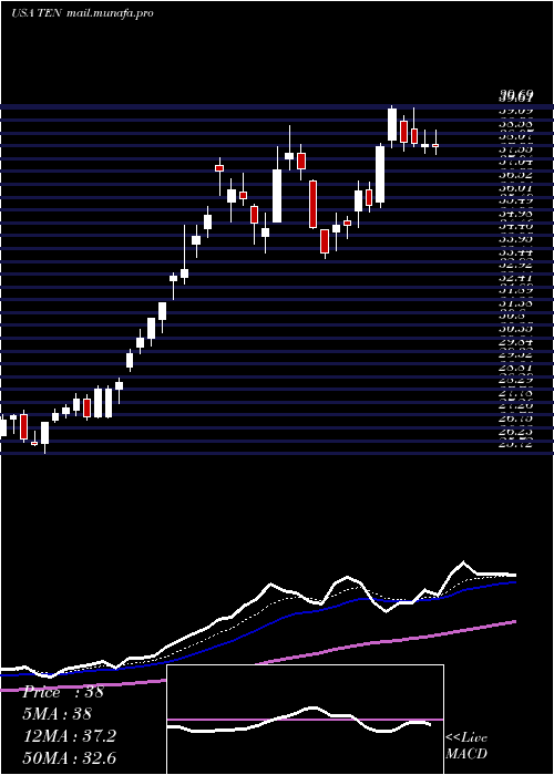  Daily chart TennecoInc