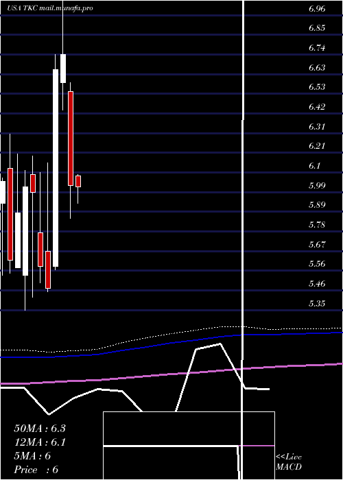  monthly chart TurkcellIletisim
