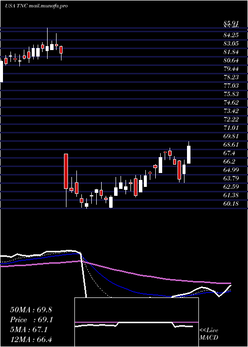  Daily chart TennantCompany