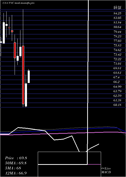  monthly chart TennantCompany
