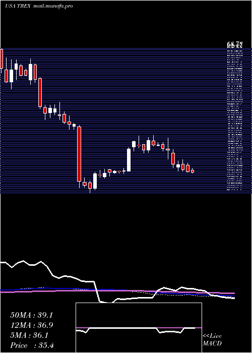  weekly chart TrexCompany