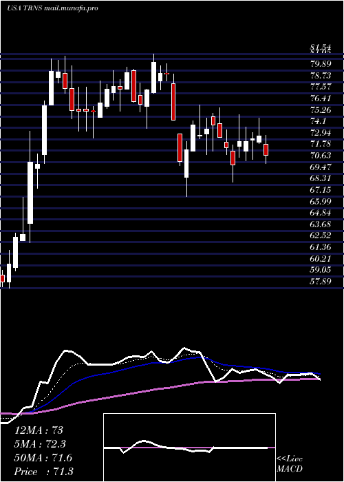  Daily chart TranscatInc