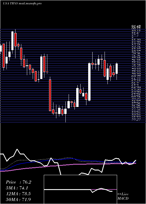  weekly chart TranscatInc