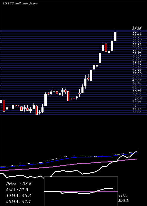  weekly chart TenarisS
