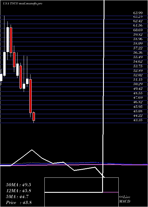  monthly chart TractorSupply