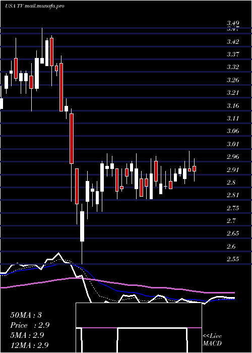  Daily chart GrupoTelevisa
