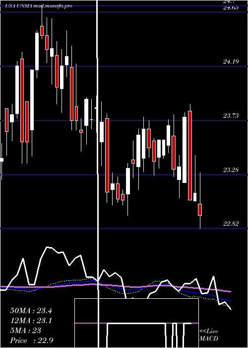  weekly chart UnumGroup
