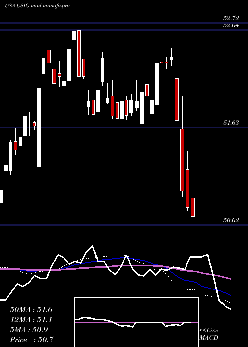  weekly chart IsharesBroad