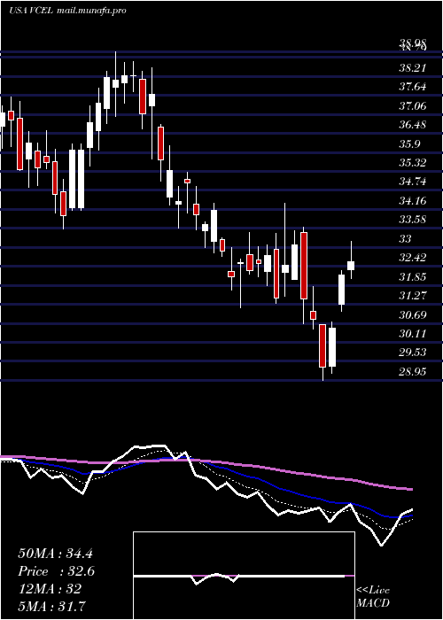  Daily chart VericelCorporation