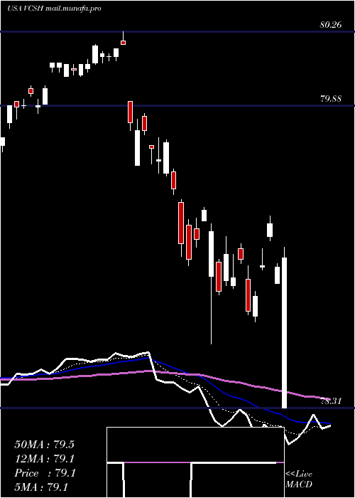  Daily chart VanguardShort