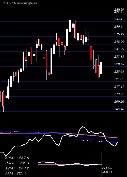  weekly chart VanguardRussell