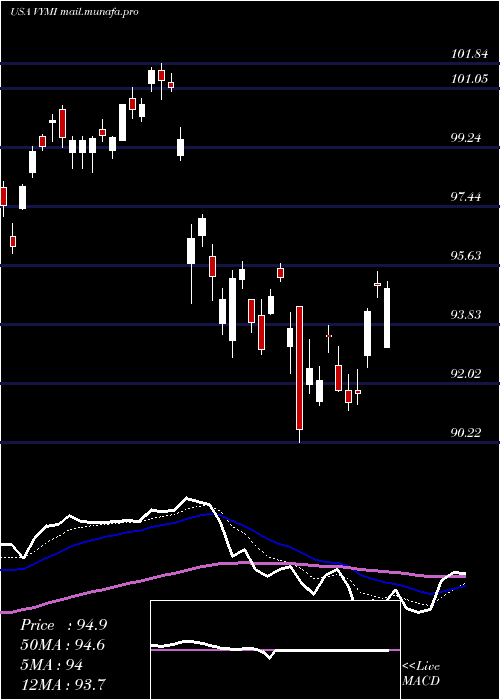  Daily chart VanguardInternational