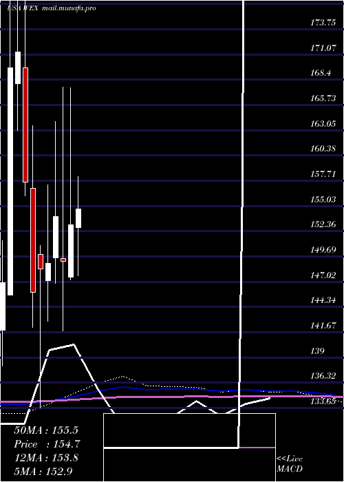  monthly chart WexInc